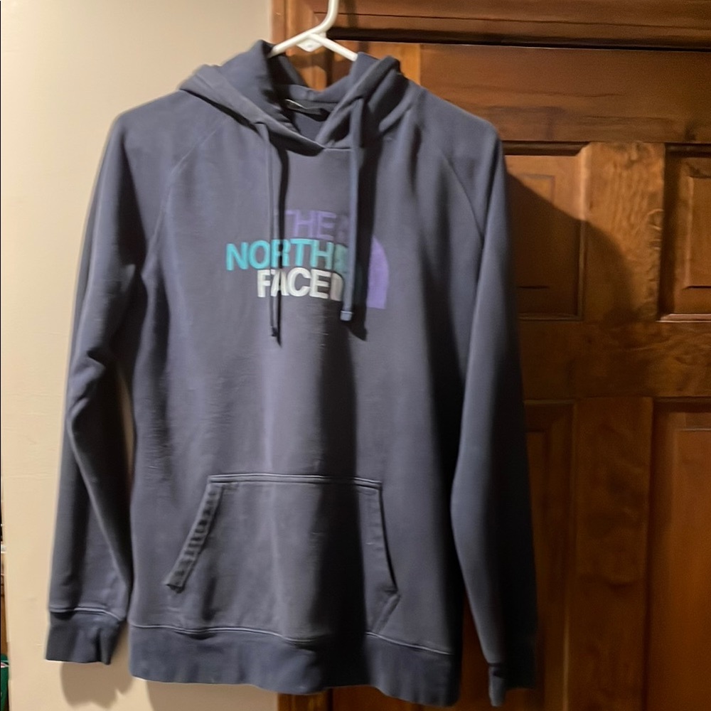 The North Face women’s Blue Hoodie L